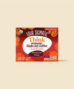 Four Sigmatic Organic Think High Caf Coffee Pods Box- 24 count