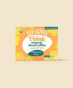 Four Sigmatic Organic Think Decaf Coffee Pods Box- 24 count